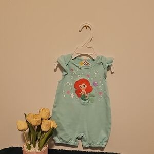 Disney Little Mermaid Aqua Bodysuit